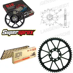 Chain Kit - Steel - for: MBK/YA X-Limit 50 [8 x Ø8.5] 97-01/DT 12-52-128 DID420NZ3(G&B) Clip