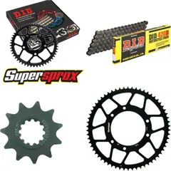 Chain Kit - Steel - PEUG/YAM XP6 Enduro /Track 50 07-08/D 11-62-134 DID420D Clip