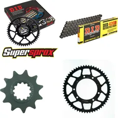 Kettensatz Stahl PEUG/YAM XP6 Supermoto Top Road 50 07 11-58-132 DID420D Clip