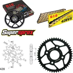 Chain Kit - Steel - for: YAMAHA SR125 /SE 92-02 14-49-120 DID428VX(G&B) Clip