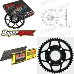 Kettensatz Stahl für: MBK/YA X-Power 50 98-02/TZR50 00-02 12-47-132 DID420D Clip