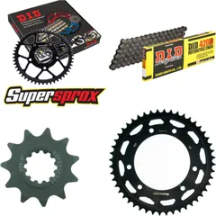 Chain Kit - Steel - for: MBK/YA X-Limit 50 SM 03-06/DT50 SM 03 11-48-126 DID420D Clip