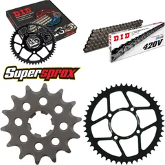 Chain Kit - Steel - for: YAMAHA RT100 90-90 14-48-104 DID420V Clip