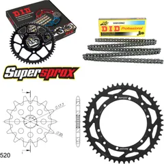 Chain Kit - Steel - for: YAMAHA YZ125 95-95 13-50-114 DID520NZ Clip