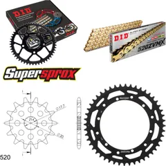 Chain Kit - Steel - for: YAMAHA WR125 91-98/YZ125 97-98 13-48-112 DID520ZVM-X(G&G) rivet