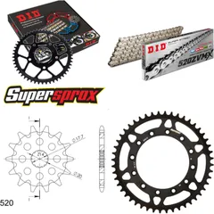 Chain Kit - Steel - for: YAMAHA WR125 99-01/YZ125 99-01 13-48-112 DID520ZVM-X(S&S) endless
