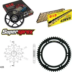 Chain Kit - Steel - for: YAMAHA DT125 R 88-88 17-55-134 DID428VX(G&B) endless