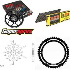Chain Kit - Steel - for: YAMAHA TDR125 89-92 16-53-136 DID428D Clip