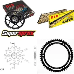 Chain Kit - Steel - for: YAMAHA TDR125 89-92 16-53-136 DID428VX(G&B) endless