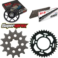 Chain Kit - Steel - for: YAMAHA TT-R110 E 08-15 14-35-090 DID420V Clip