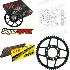Chain Kit - Steel - for: YAMAHA DT125 LC2 84-84 16-53-126 DID428VX Clip