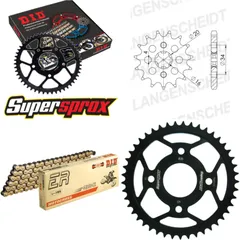 Chain Kit - Steel - for: YAMAHA TZR125 87-92 16-45-130 DID428NZ(G&B) Clip