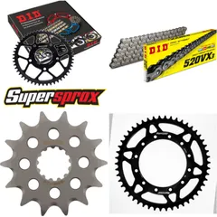 Chain Kit - Steel - for: YAMAHA WR250 00-01/YZ250 99-01/YZ250 14-50-114 DID520VX3 rivet