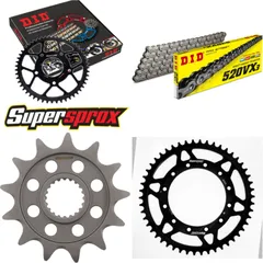 Chain Kit - Steel - for: YAMAHA WR250 F 01-04/WR250 F 07-15 13-50-114 DID520VX3 endless