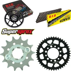 Chain Kit - Steel - for: YAMAHA TW200 89-94 14-45-120 DID428VX rivet