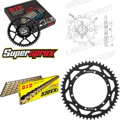 Chain Kit - Steel - for: YAMAHA TT350 86-97 14-50-108 DID520VX3(G&B) Clip