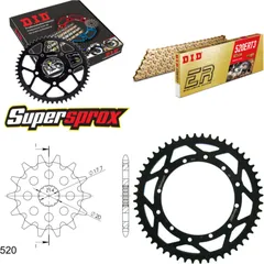Chain Kit - Steel - for: YAMAHA WR200 R 91-97 13-52-116 DID520ERT2(G&G) Clip