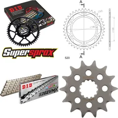 Chain Kit - Steel - for: YAMAHA TZR250 87-92 14-41-110 DID520ZVM-X(S&S) endless