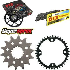 Chain Kit - Steel - for: YAMAHA YFZ450 R 09-15 14-38-098 DID520 Clip