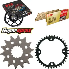 Chain Kit - Steel - for: YAMAHA YFZ450 R 09-15 14-38-098 DID520ERT2(G&G) Clip