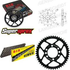 Chain Kit - Steel - for: YAMAHA DT125 LC [FR] 85-88 16-49-126 DID428VX rivet