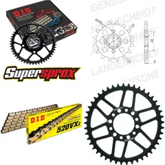 Chain Kit - Steel - for: YAMAHA XT350 >520< 85-96 16-45-106 DID520VX3(G&B) Clip