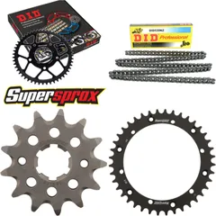 Chain Kit - Steel - for: YAMAHA YFM350 X Warrior 6 x Ø8.5 89 13-40-098 DID520NZ Clip