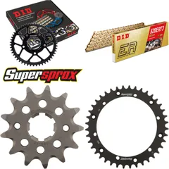 Chain Kit - Steel - for: YAMAHA YFM350 X Warrior 6 x Ø8.5 89 13-40-098 DID520ERT2(G&G) Clip