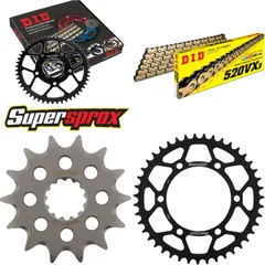 Chain Kit - Steel - for: YAMAHA YZF R3 350 14- 14-43-112 DID520VX3(G&B) rivet