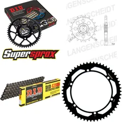 Chain Kit - Steel - for: YAMAHA SR500 91-91/SR500 Trommelbrem 20-55-130 DID428HD Clip