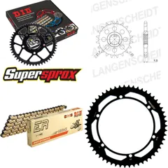 Chain Kit - Steel - for: YAMAHA SR500 91-91/SR500 Trommelbrem 20-55-130 DID428NZ(G&B) Clip