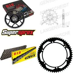 Chain Kit - Steel - for: YAMAHA SR500 91-91/SR500 Trommelbrem 20-55-130 DID428VX rivet