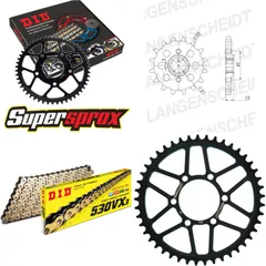Chain Kit - Steel - for: YAMAHA XJ400 81-84/XJ550 Maxim 81-85 16-45-104 DID530VX3(G&B) endless