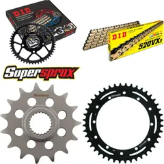 Chain Kit - Steel - for: YAMAHA TT600 R 93-02/TT600 S 93-97 15-44-112 DID520VX3(G&B) rivet