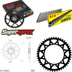 Chain Kit - Steel - for: YAMAHA XJ6 Diversion /F 09-15/XJ6 Div 16-46-118 DID520VX3 Clip
