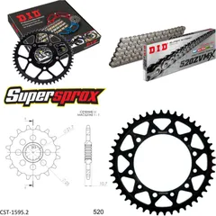 Chain Kit - Steel - for: YAMAHA XJ6 Diversion /F 09-15/XJ6 Div 16-46-118 DID520ZVM-X rivet