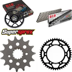 Chain Kit - Steel - for: YAMAHA XT660 R 04-15/XT660 X Supermot 15-45-110 DID520ZVM-X rivet