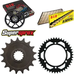 Chain Kit - Steel - for: YAMAHA FZR750 RT Genesis 87-88 17-42-108 DID530VX3(G&B) rivet