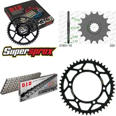Chain Kit - Steel - for: YAMAHA XTZ Super Tenere 89-98 16-46-112 DID520ZVM-X rivet