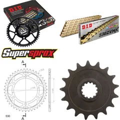 Chain Kit - Steel - for: YAMAHA FZ750 91-94 17-43-110 DID530ZVM-X(G&G) endless