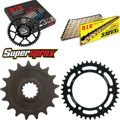 Chain Kit - Steel - for: YAMAHA FZX750 Fazer 86-89 17-39-106 DID530VX3(G&B) endless