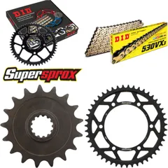 Chain Kit - Steel - for: YAMAHA GTS1000 >530< 93-99 17-47-118 DID530VX3(G&B) endless