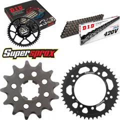 Chain Kit - Steel - for: KAWASAKI KX60 83-99 13-44-104 DID420V Clip