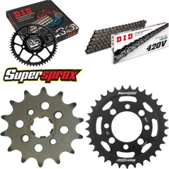 Chain Kit - Steel - for: KAWASAKI KLX110 03-09 14-33-086 DID420V Clip