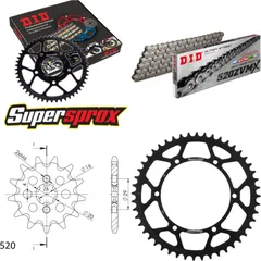Chain Kit - Steel - for: KAWASAKI KX125 90-91 12-48-112 DID520ZVM-X endless