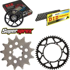 Chain Kit - Steel - for: KAWASAKI KX125 96-97 13-50-112 DID520 Clip