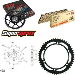 Chain Kit - Steel - for: KAWASAKI KMX200 88-90 16-50-126 DID428NZ(G&B) Clip