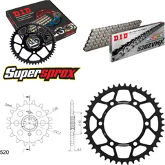 Chain Kit - Steel - for: KAWASAKI EL250 88-96 14-44-114 DID520ZVM-X endless