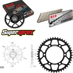 Chain Kit - Steel - for: KAWASAKI EL250 88-96 14-44-114 DID520ZVM-X(S&S) rivet