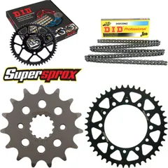 Chain Kit - Steel - for: KAWASAKI KLR250 85-92 15-44-104 DID520NZ Clip